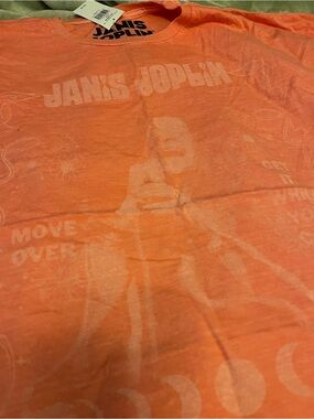 Janis Joplin Pink Graphic Tee